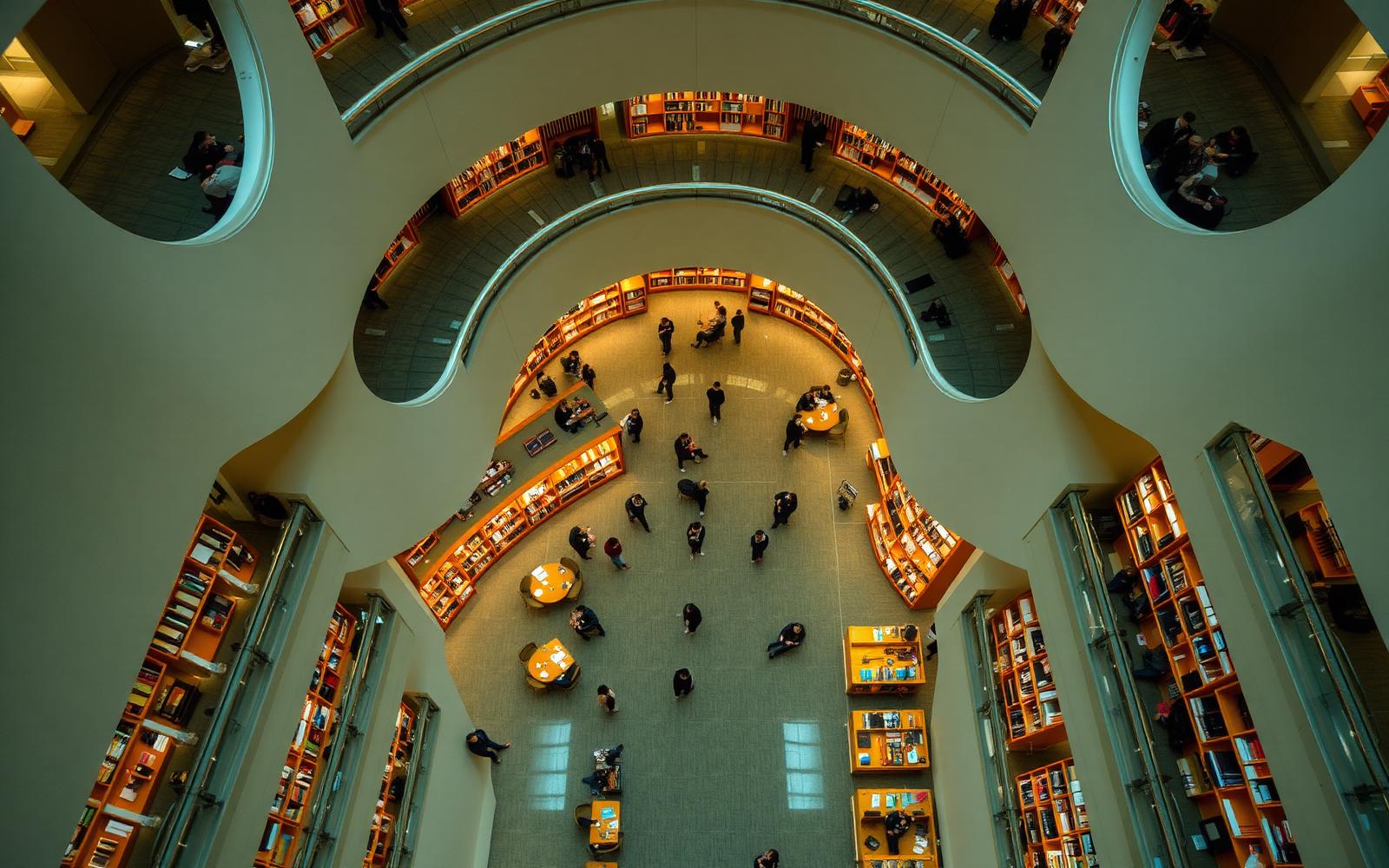 Modern university library